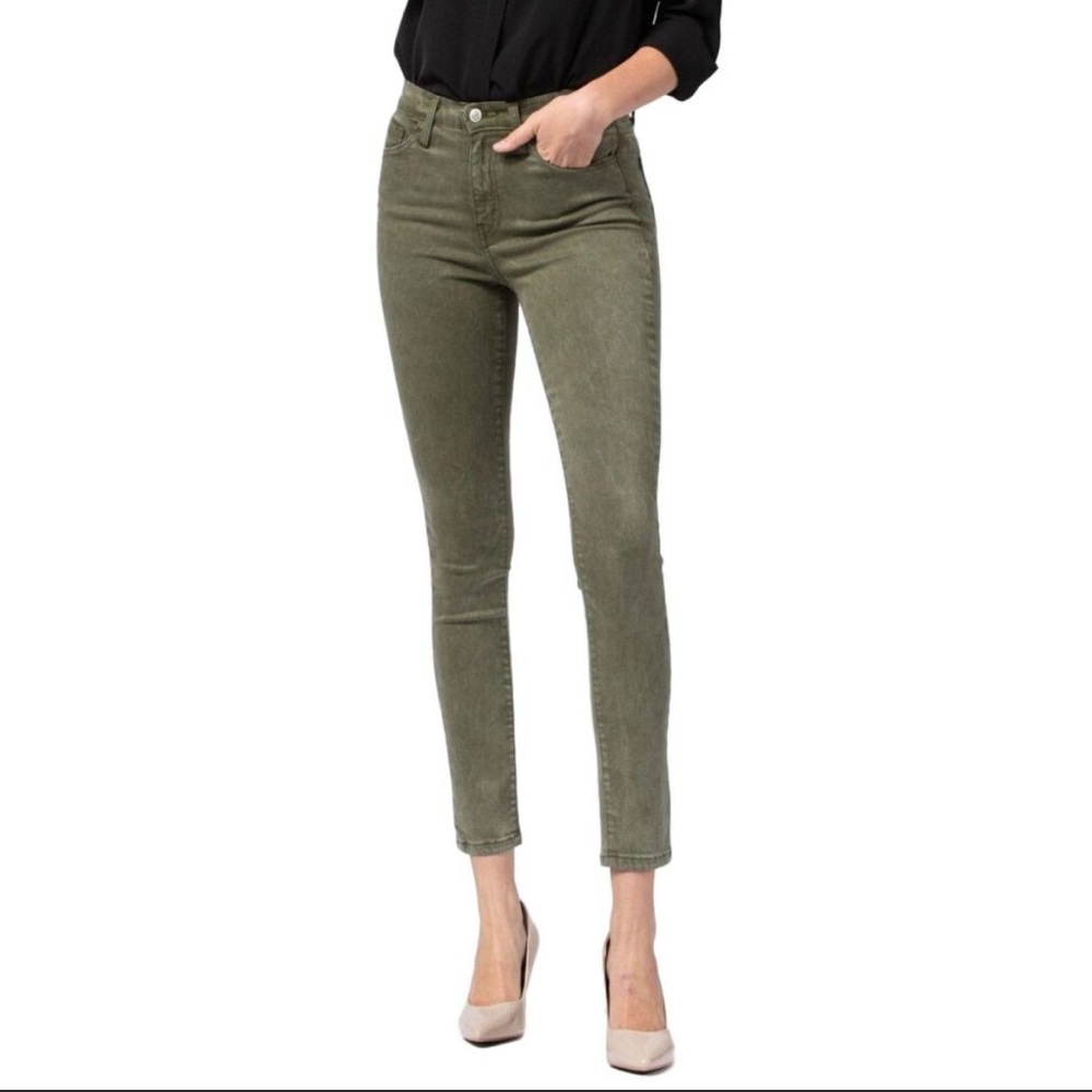 Flying Monkey Skinny Jeans Army Green Sz 30